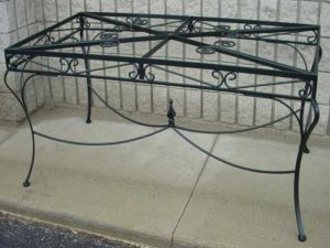 Custom Wrought Iron Table