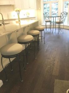 Custom Wrought Iron seating, bar stools